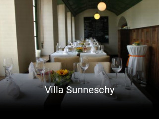 Jetzt bei Villa Sunneschy einen Tisch reservieren