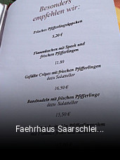 Faehrhaus Saarschleife tisch buchen