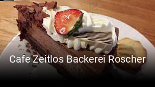 Cafe Zeitlos Backerei Roscher tisch buchen