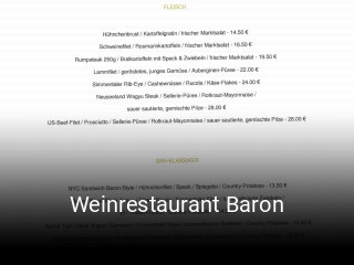 Weinrestaurant Baron tisch buchen
