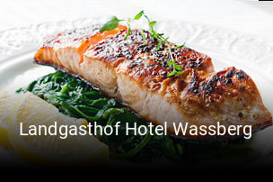 Landgasthof Hotel Wassberg tisch reservieren