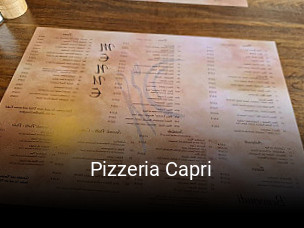Pizzeria Capri tisch reservieren
