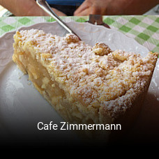 Cafe Zimmermann reservieren