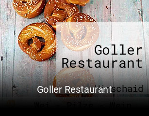Goller Restaurant tisch reservieren