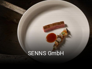 Jetzt bei SENNS GmbH einen Tisch reservieren