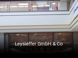 Leysieffer GmbH & Co tisch reservieren