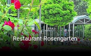 Restaurant Rosengarten online reservieren