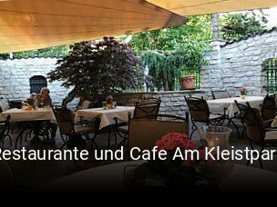 Restaurante und Cafe Am Kleistpark tisch buchen