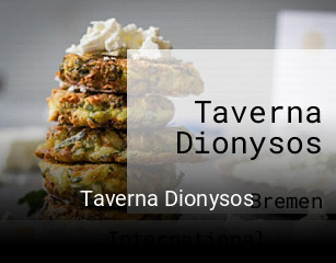 Taverna Dionysos tisch reservieren