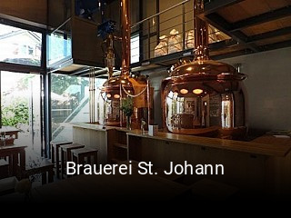 Jetzt bei Brauerei St. Johann einen Tisch reservieren