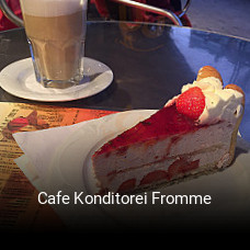 Jetzt bei Cafe Konditorei Fromme einen Tisch reservieren
