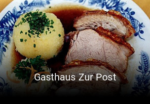 Gasthaus Zur Post tisch reservieren