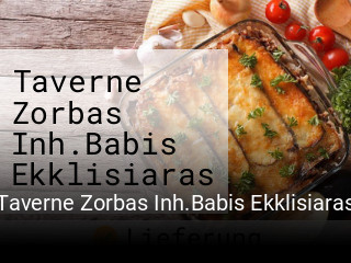 Taverne Zorbas Inh.Babis Ekklisiaras online reservieren