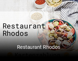 Restaurant Rhodos tisch buchen