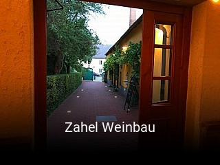 Zahel Weinbau online reservieren