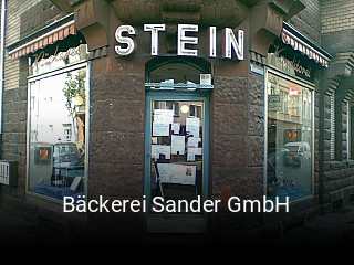 Bäckerei Sander GmbH tisch reservieren