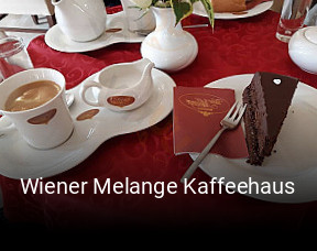 Wiener Melange Kaffeehaus tisch reservieren
