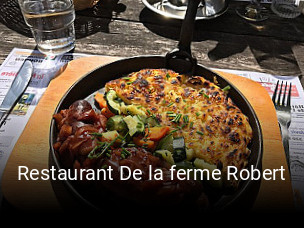 Jetzt bei Restaurant De la ferme Robert einen Tisch reservieren