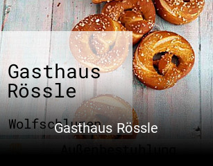 Gasthaus Rössle online reservieren