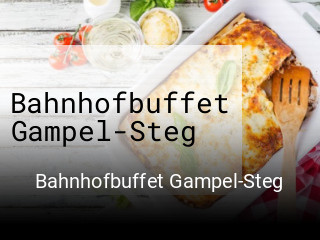 Bahnhofbuffet Gampel-Steg tisch buchen