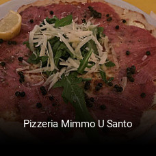 Jetzt bei Pizzeria Mimmo U Santo einen Tisch reservieren