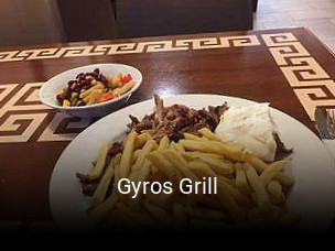 Gyros Grill tisch reservieren