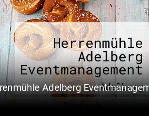 Herrenmühle Adelberg Eventmanagement tisch reservieren