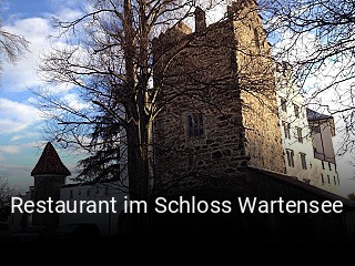 Restaurant im Schloss Wartensee reservieren