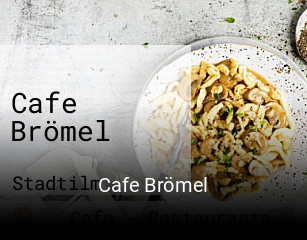 Cafe Brömel tisch reservieren