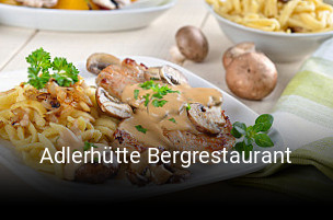 Adlerhütte Bergrestaurant tisch reservieren