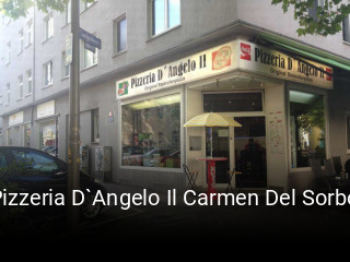 Jetzt bei Pizzeria D`Angelo Il Carmen Del Sorbo einen Tisch reservieren