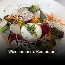 Jetzt bei Wiedenmann's Restaurant einen Tisch reservieren