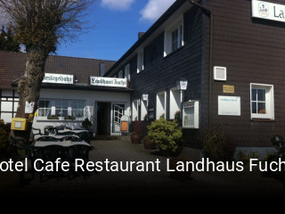 Hotel Cafe Restaurant Landhaus Fuchs tisch buchen