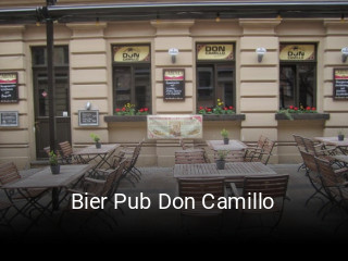Bier Pub Don Camillo online reservieren