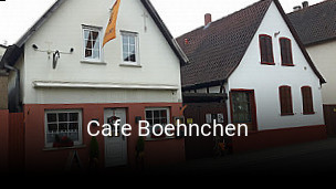 Cafe Boehnchen tisch reservieren