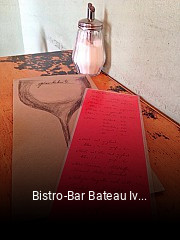 Jetzt bei Bistro-Bar Bateau Ivre einen Tisch reservieren