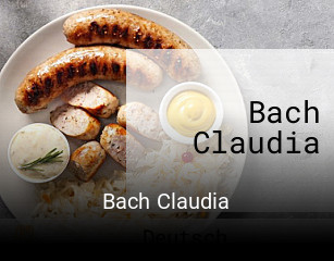 Bach Claudia tisch reservieren