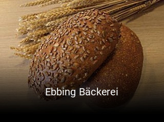 Ebbing Bäckerei reservieren