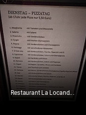 Restaurant La Locanda tisch buchen