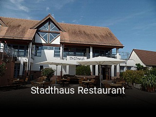 Stadthaus Restaurant tisch reservieren