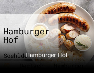 Hamburger Hof tisch reservieren