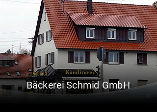 Bäckerei Schmid GmbH tisch buchen