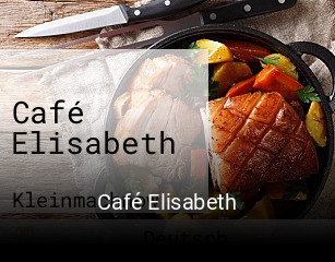 Café Elisabeth tisch reservieren