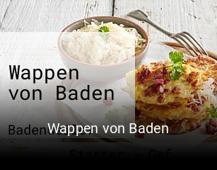Wappen von Baden online reservieren