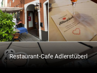 Restaurant-Cafe Adlerstüberl tisch reservieren
