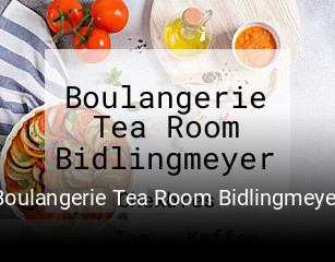 Boulangerie Tea Room Bidlingmeyer tisch reservieren