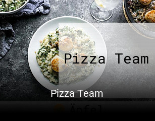 Pizza Team tisch reservieren