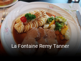 La Fontaine Remy Tanner tisch reservieren