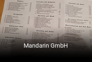 Jetzt bei Mandarin GmbH einen Tisch reservieren