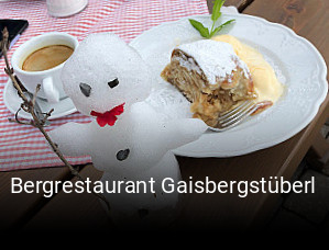 Bergrestaurant Gaisbergstüberl tisch buchen